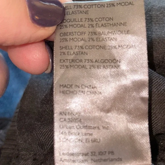 Pilcro by Anthropologie Cropped Brown Corduroy Bootcut Pants size 31 - Picture 6 of 6